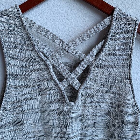 Lucky Brand Knit Cross Back Strappy Tank S - Picture 5 of 6